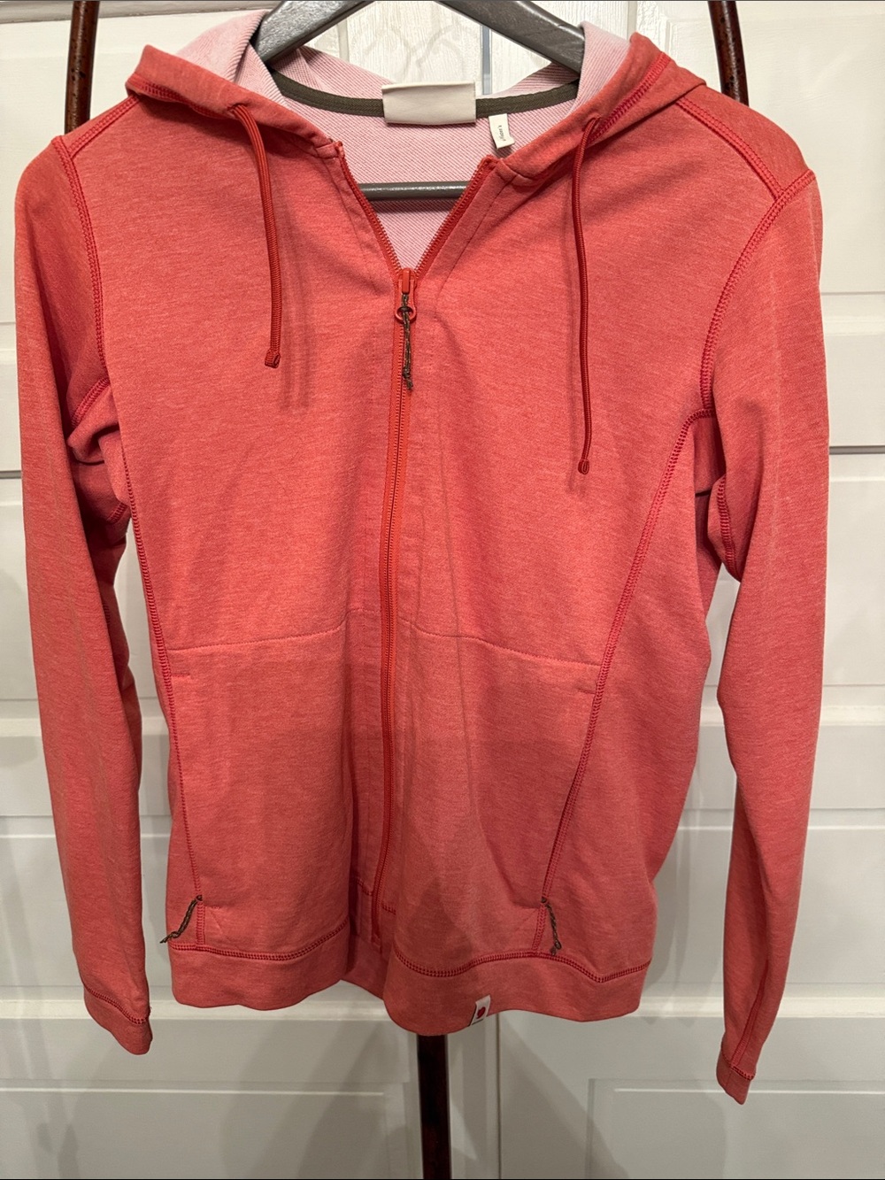 Fjallraven High Coast Lite Hoodie Coral Pink Swedish Outdoor Jacket S